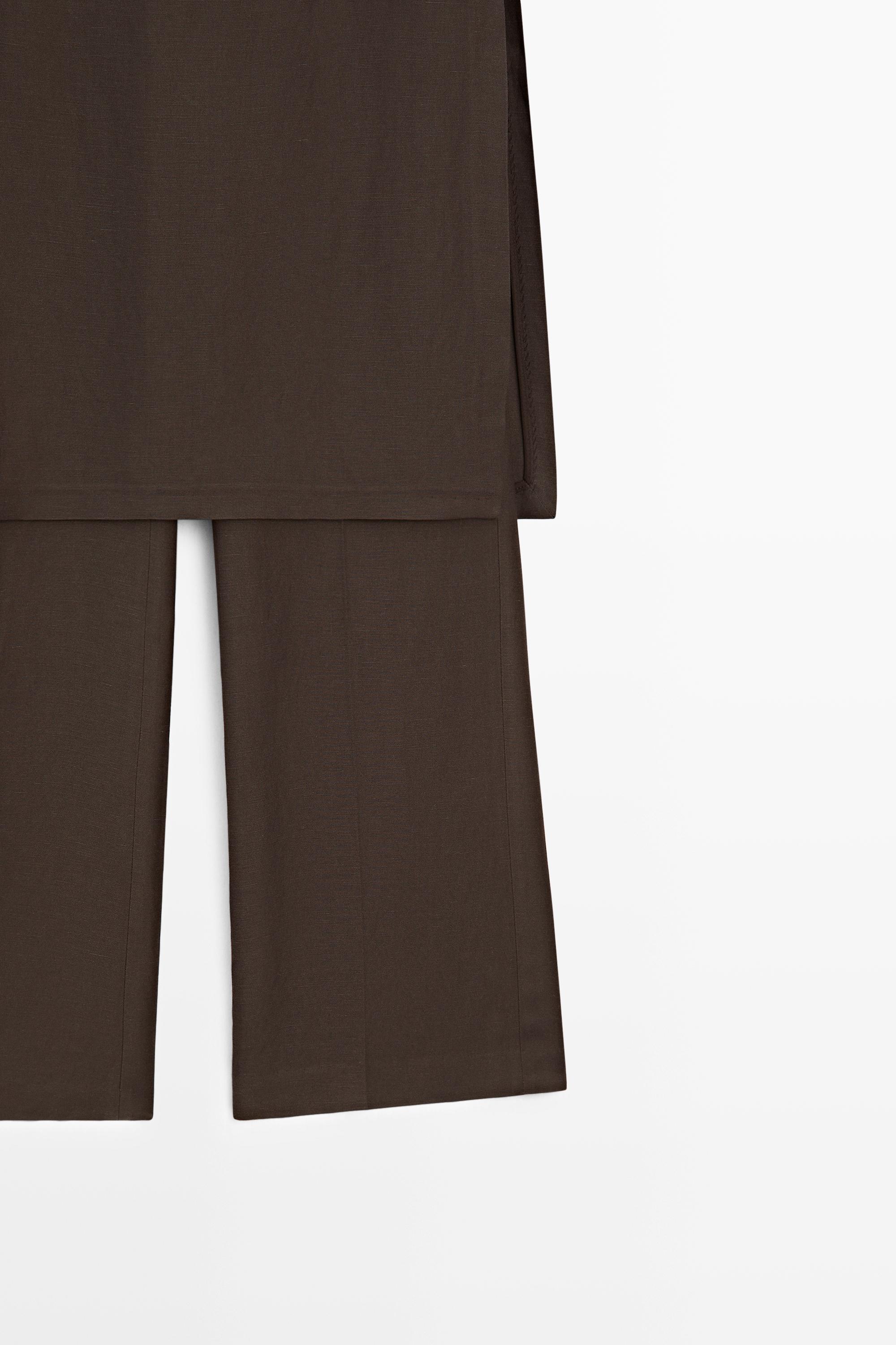 Pantalon fluide coupe jupe
